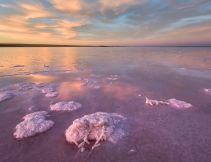 pink Lake Tyrrel, Wimmera Mallee, Victoria Australia