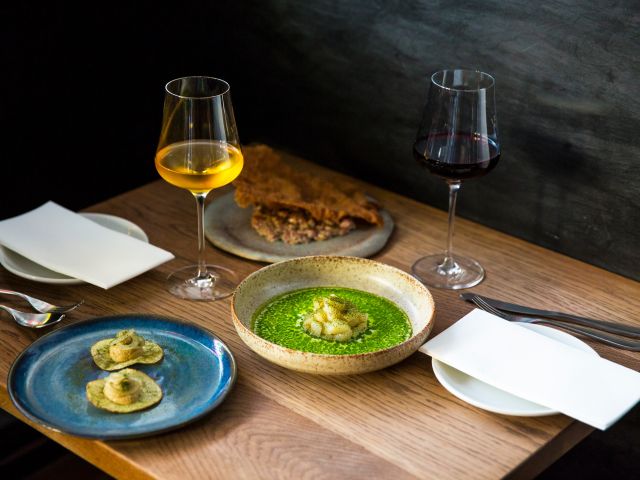 dining at Bar Liberty, Fitzroy
