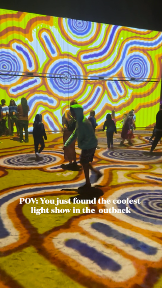 Parrtjima is the coolest light show in the outback
