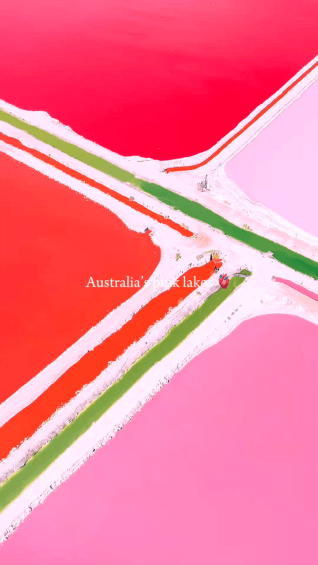 Australia’s breathtaking pink lakes