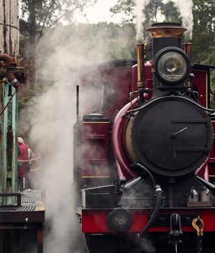 <p><span style="font-weight: 400;">Ride <strong>Tasmania’s</strong> <em>heritage railway</em> for a taste of the 1890s amid <em>ancient rainforest</em></span></p>