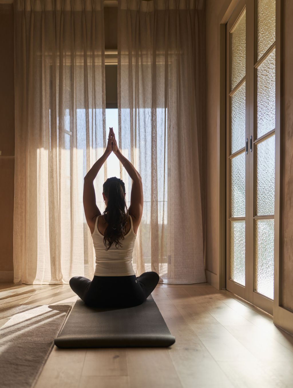 Woman doing yoga