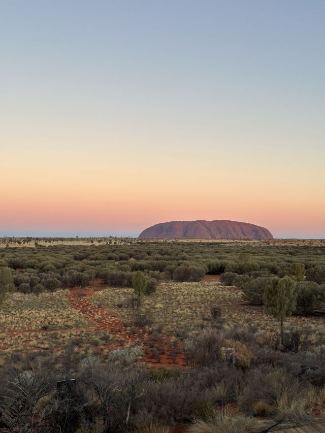Uluru at sunset