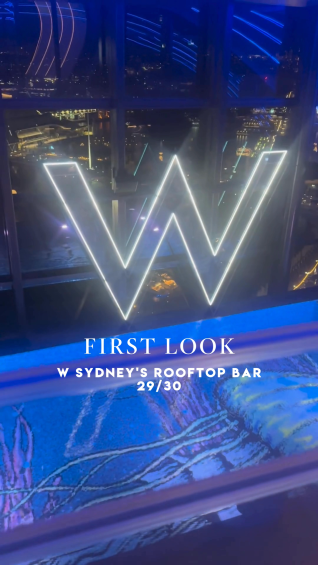 First look: W Sydney’s rooftop bar