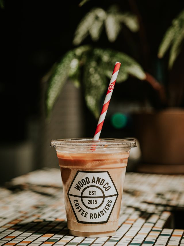 iced coffee at Wood & Co., Brunswick