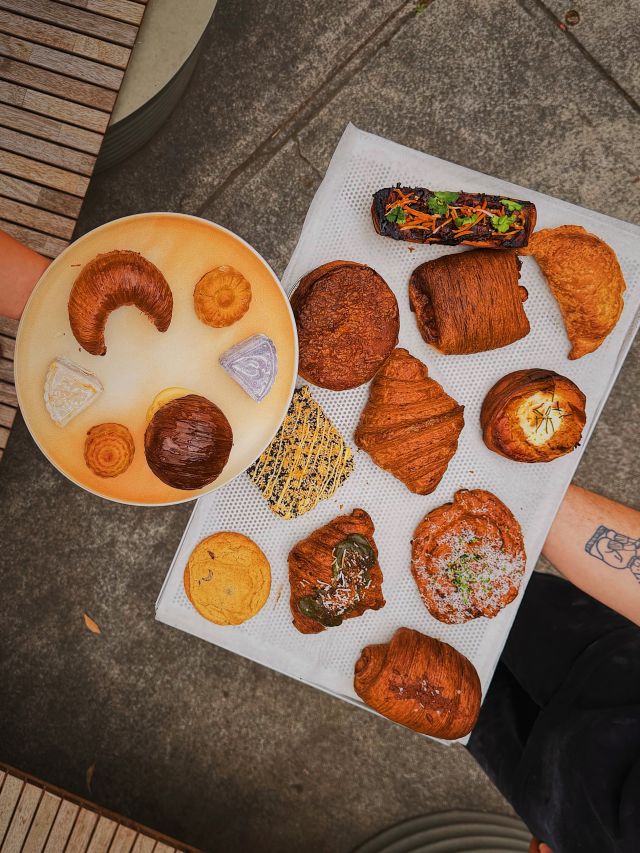 pastries at Core Roasters, Brunswick East