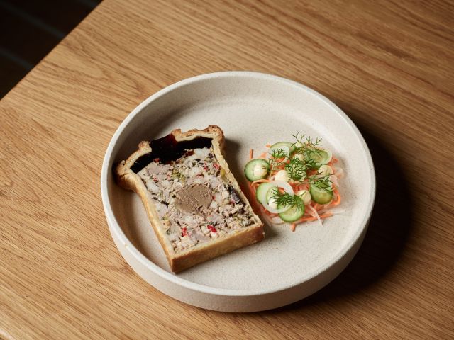 pâté en croûte at ARU, Melbourne