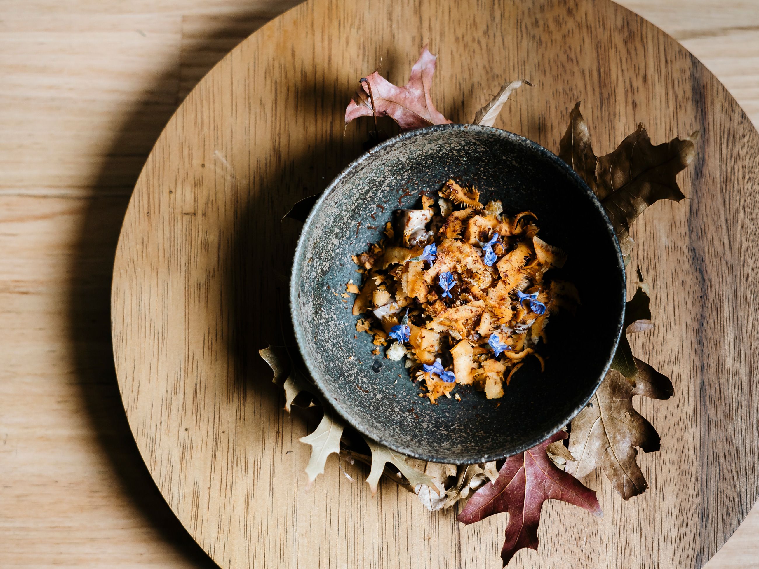 a rustic dish at Restaurant Gaea, Fitzroy