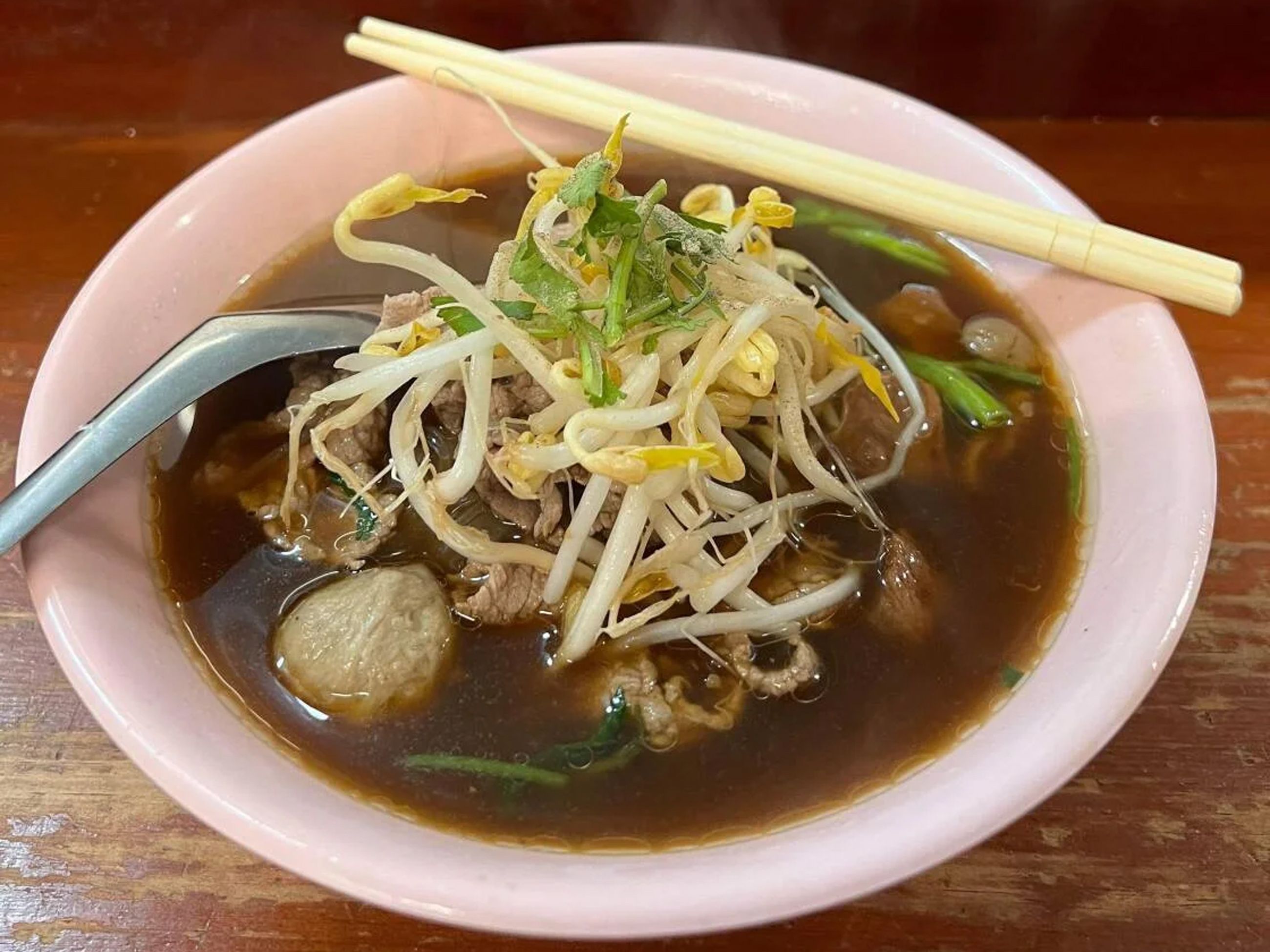 boat noodles at Soi 38, Melbourne