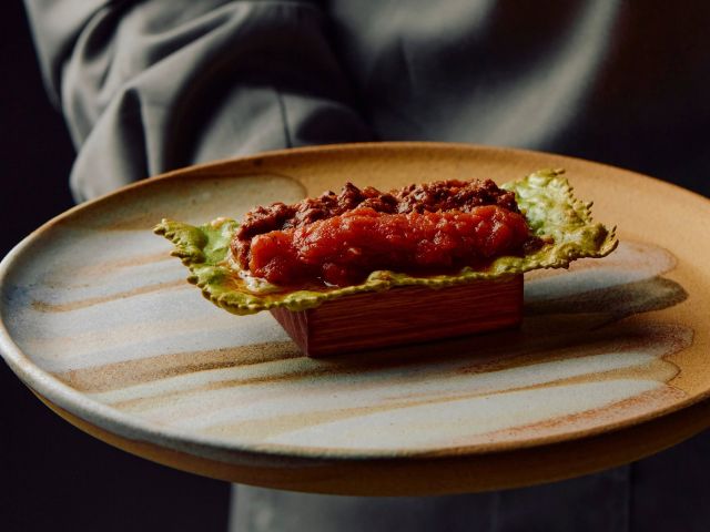 a dish at Attica, Melbourne