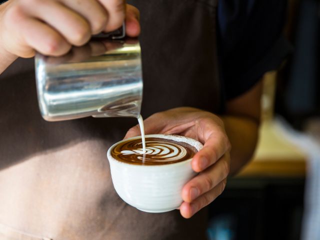 coffee at Industry Beans in Fitzroy