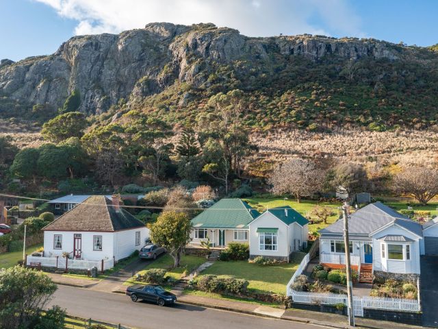 Stanley town from above