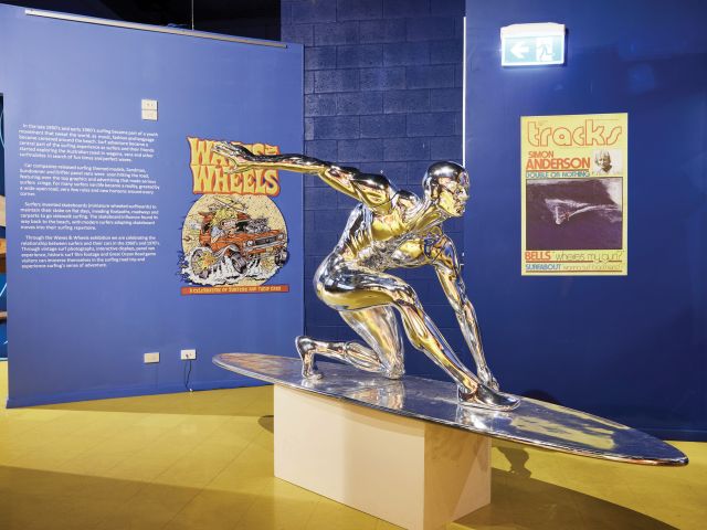 surfing memorabilia at Australian National Surfing Museum