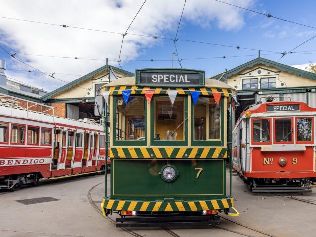 the old Tramways Depot and Workshop