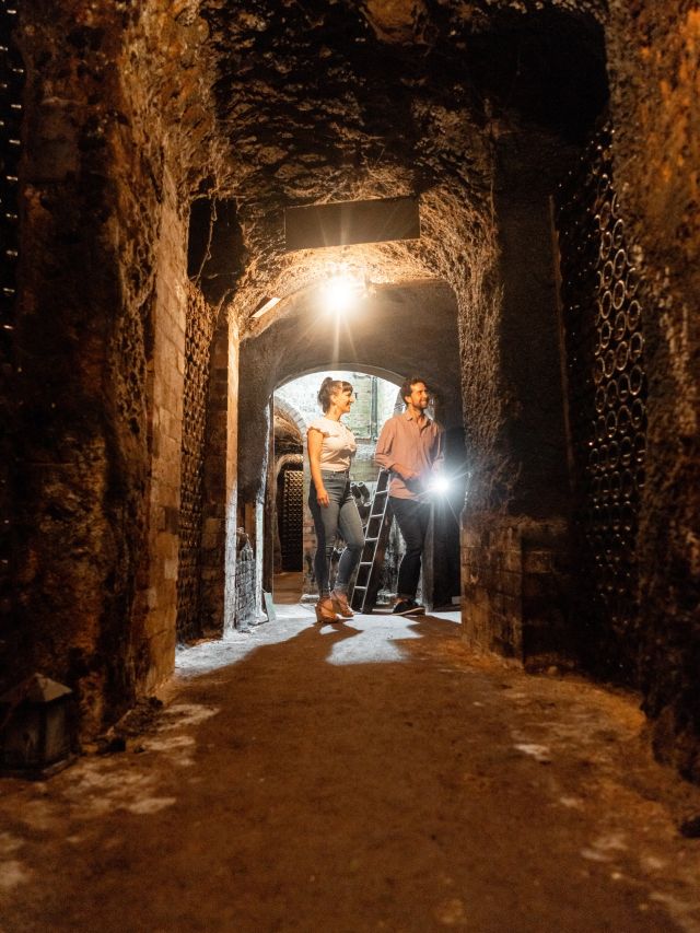 a subterranean tour of Seppelt Wines