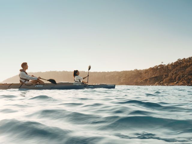 Kayaking in Pambula, NSW