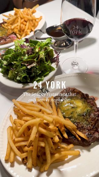 24 York: The Sydney restaurant that only serves steak frites