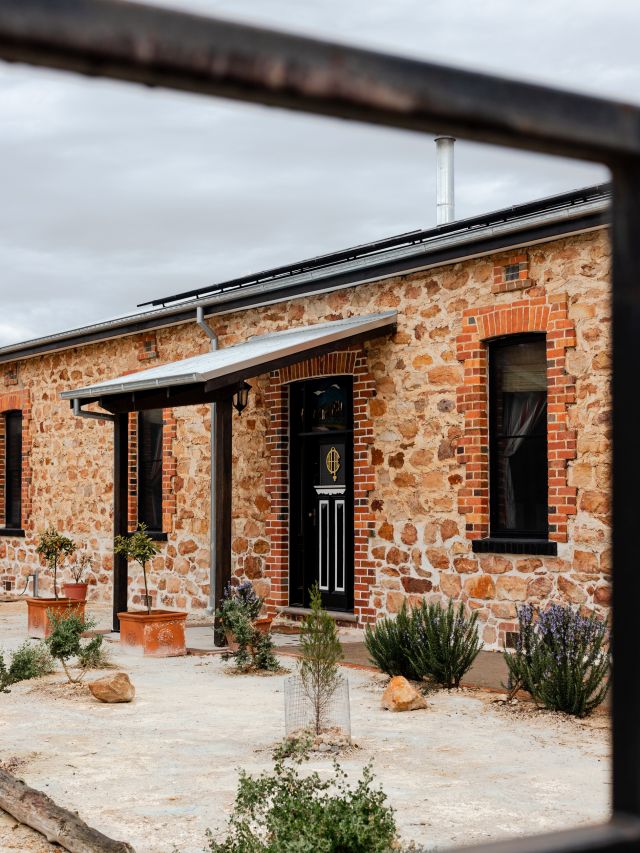 the yard front door of Arapiles Clubhouse and Crash Pad, Grampians