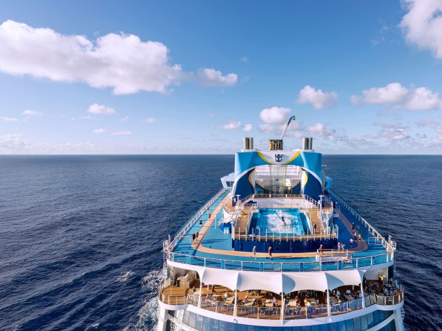 aerial of Anthem Of The Seas