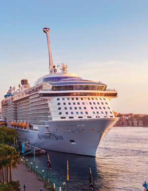 Anthem of the Seas docked in Sydney harbour