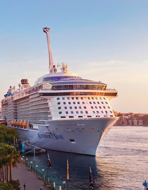Anthem of the Seas docked in Sydney harbour