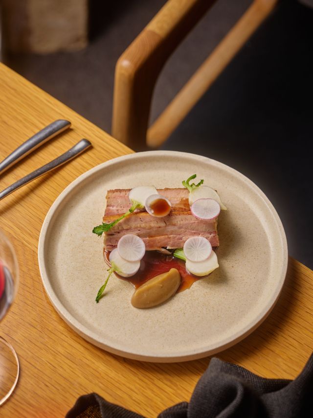 A dish at Appellation at The Louise