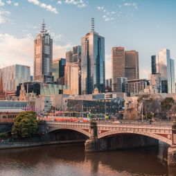 Skyline view of Melbourne