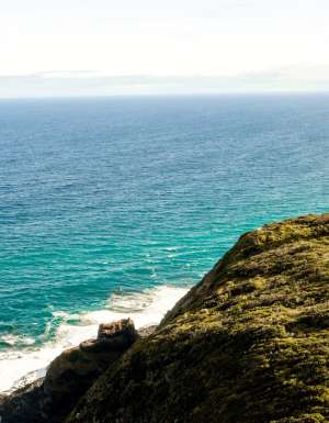 an aerial view of Cape Schanck Lighthouse