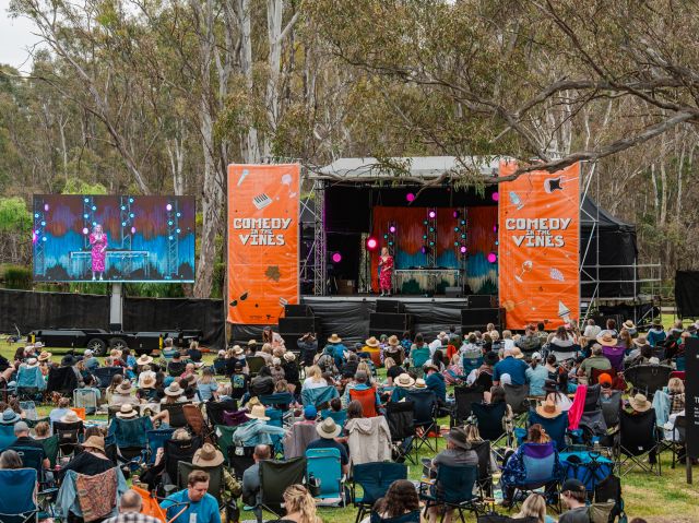 Comedy in the Vines at Cherryhill Orchards
