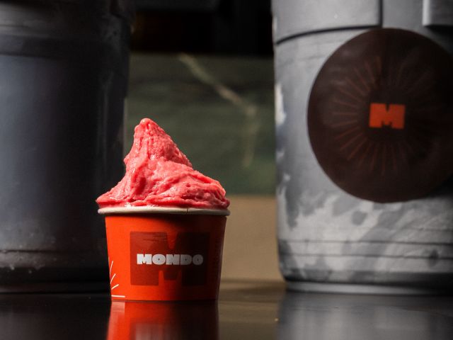 a cup of gelato at Mondo Del Gelateria, Melbourne