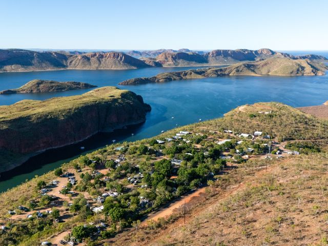 an aerial view of Discovery Resorts - LakeArgyle