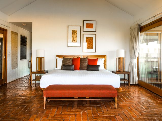 the Chamberlain Suite Bedroom interior, El Questro Homestead