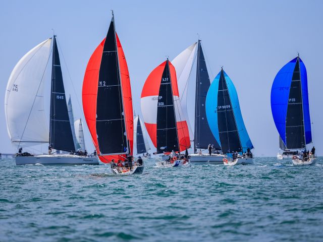 the Melbourne to Geelong passage race, Festival of Sails 2025