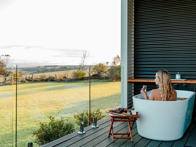The Nest Geelong outdoor tub