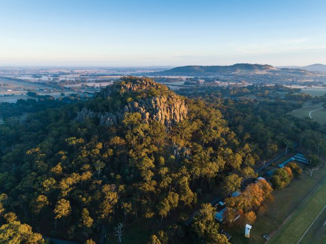 the Hanging Rock Reserve, Macedon Ranges