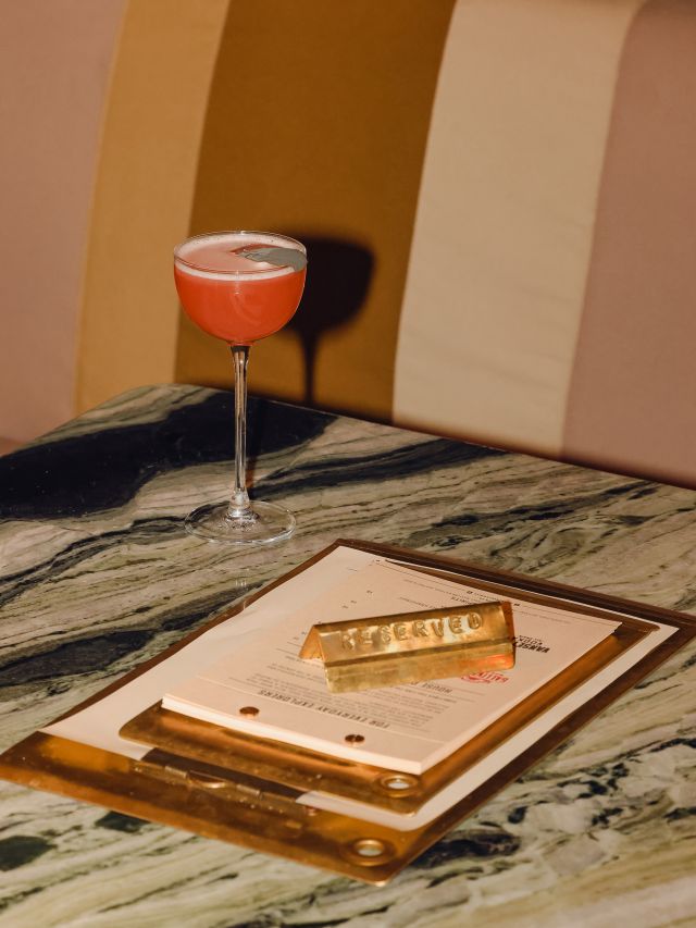 a cocktail at Itinerant Spirits, Ballarat