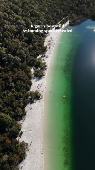 K’gari’s best wild swimming spots revealed