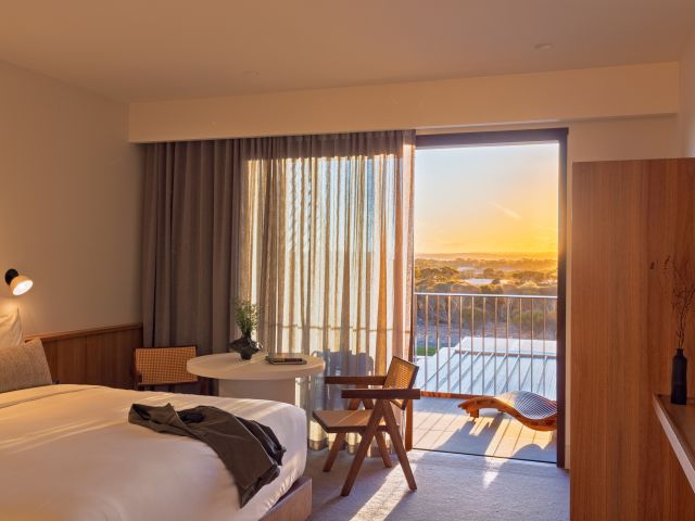 the Savannah King room at Monarto Safari Resort