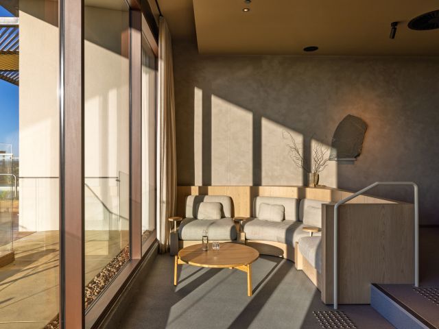 the Marula Day Spa lounge, Monarto Safari Resort