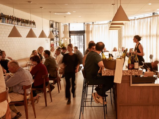 diners at Messmates Dining, Gippsland