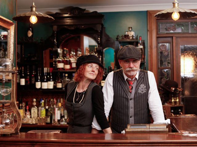 Michael Pine and ShelleyJackson, owners of Stanley Wine Bar