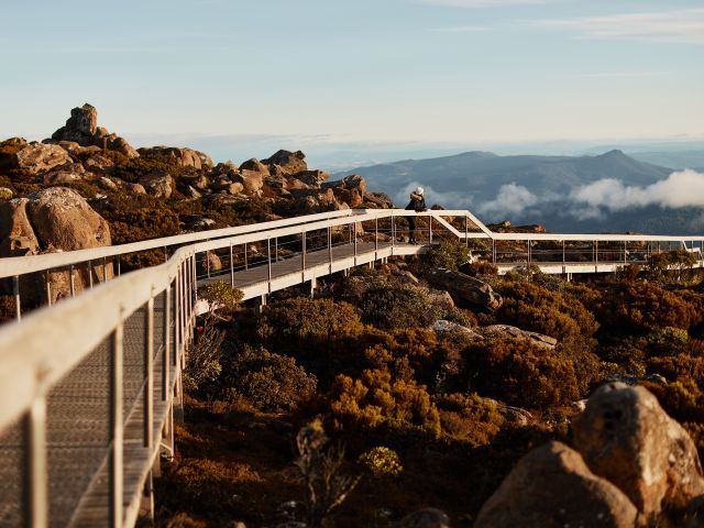 Summit of Kunanyi / Mount Wellington in tasmania