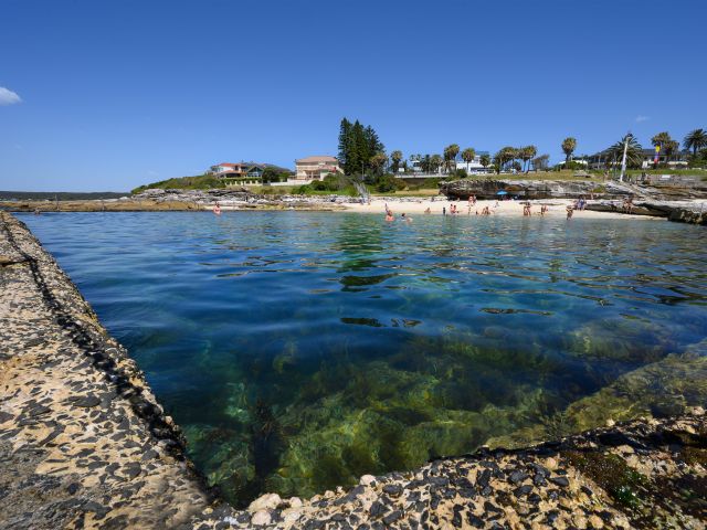 ocean pool on the sutherland shire