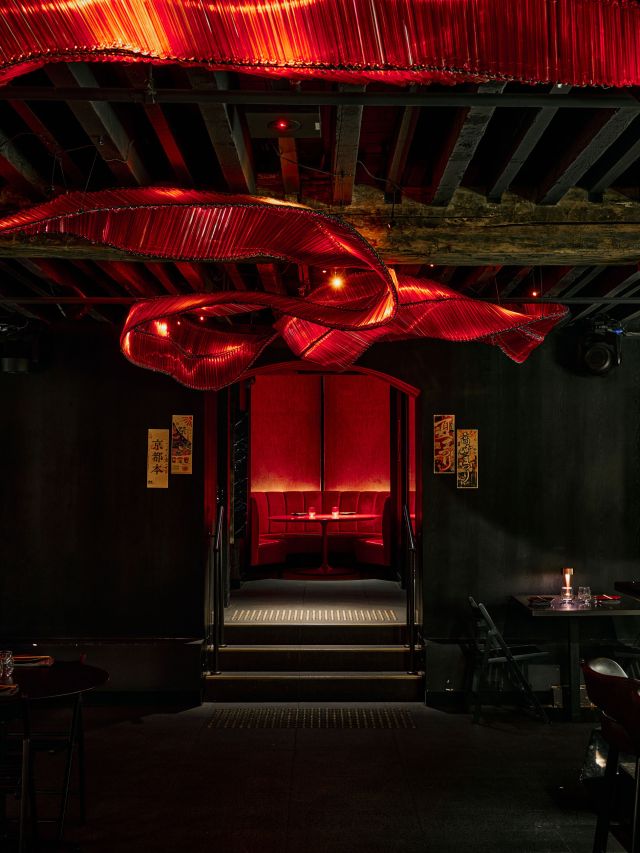 Interior of Ototo bar in Melbourne