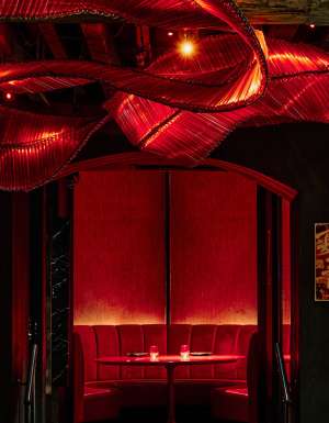 Interior of Ototo bar in Melbourne