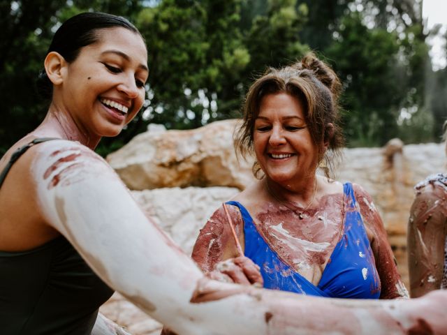 Peninsula Hot Springs Body Clay workshop