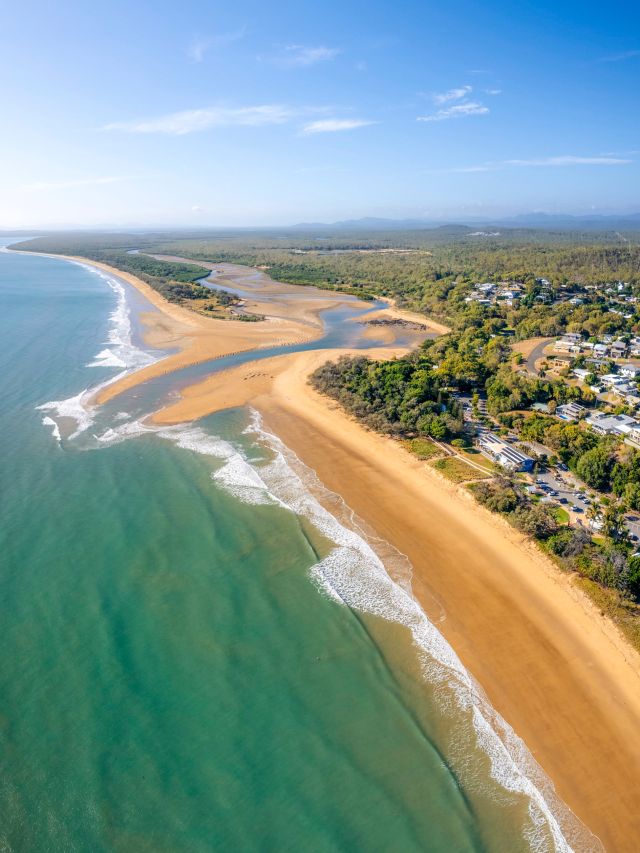 the Tannum Sands as captured from above