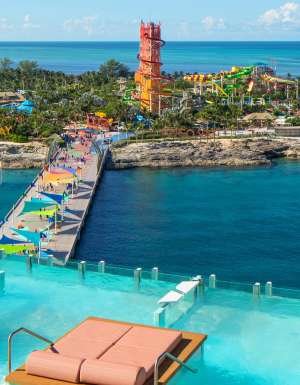 The Hideaway Pool onboard with Royal Caribbean