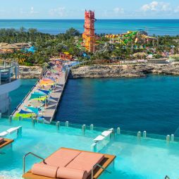 The Hideaway Pool onboard with Royal Caribbean