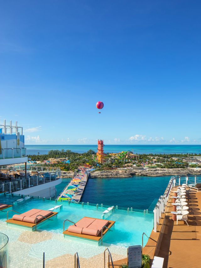 The Hideaway Pool onboard with Royal Caribbean
